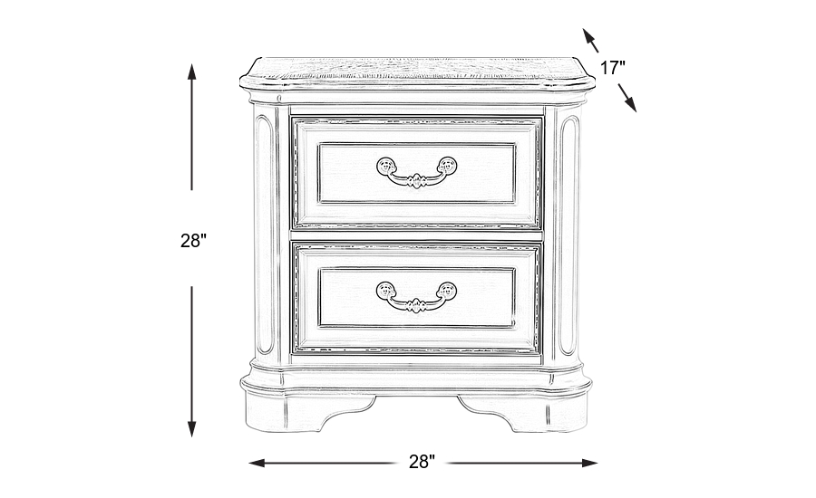 Dimension Image. Please refer to the Dimension Tab on this page for dimension details.