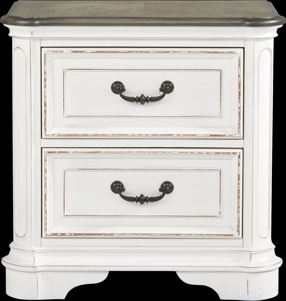 French Market White Nightstand - Thumbnail - Image 1