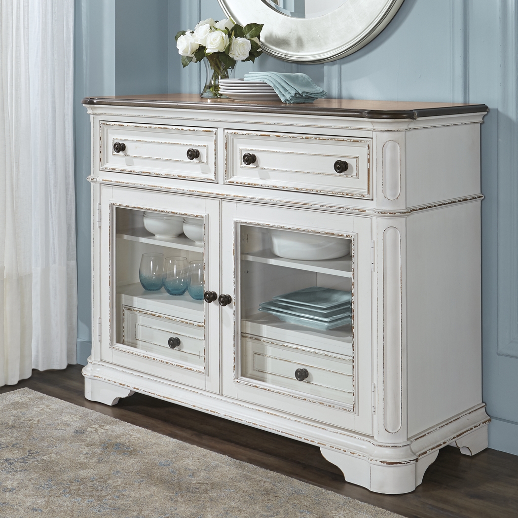 French Market White Sideboard - Thumbnail - Image 4