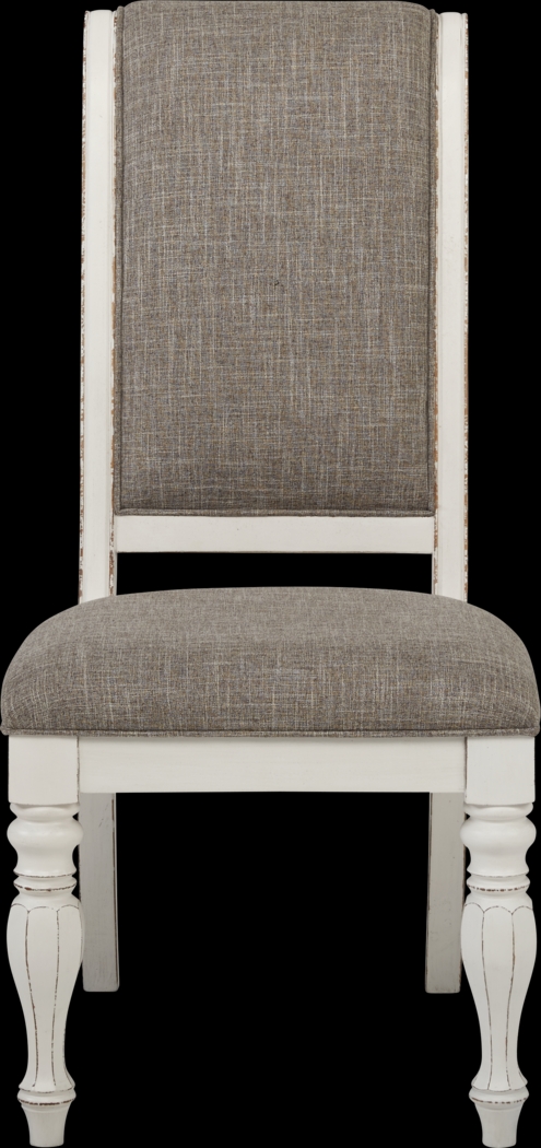 French Market White 5 Pc Round Dining Room - Thumbnail - Image 7