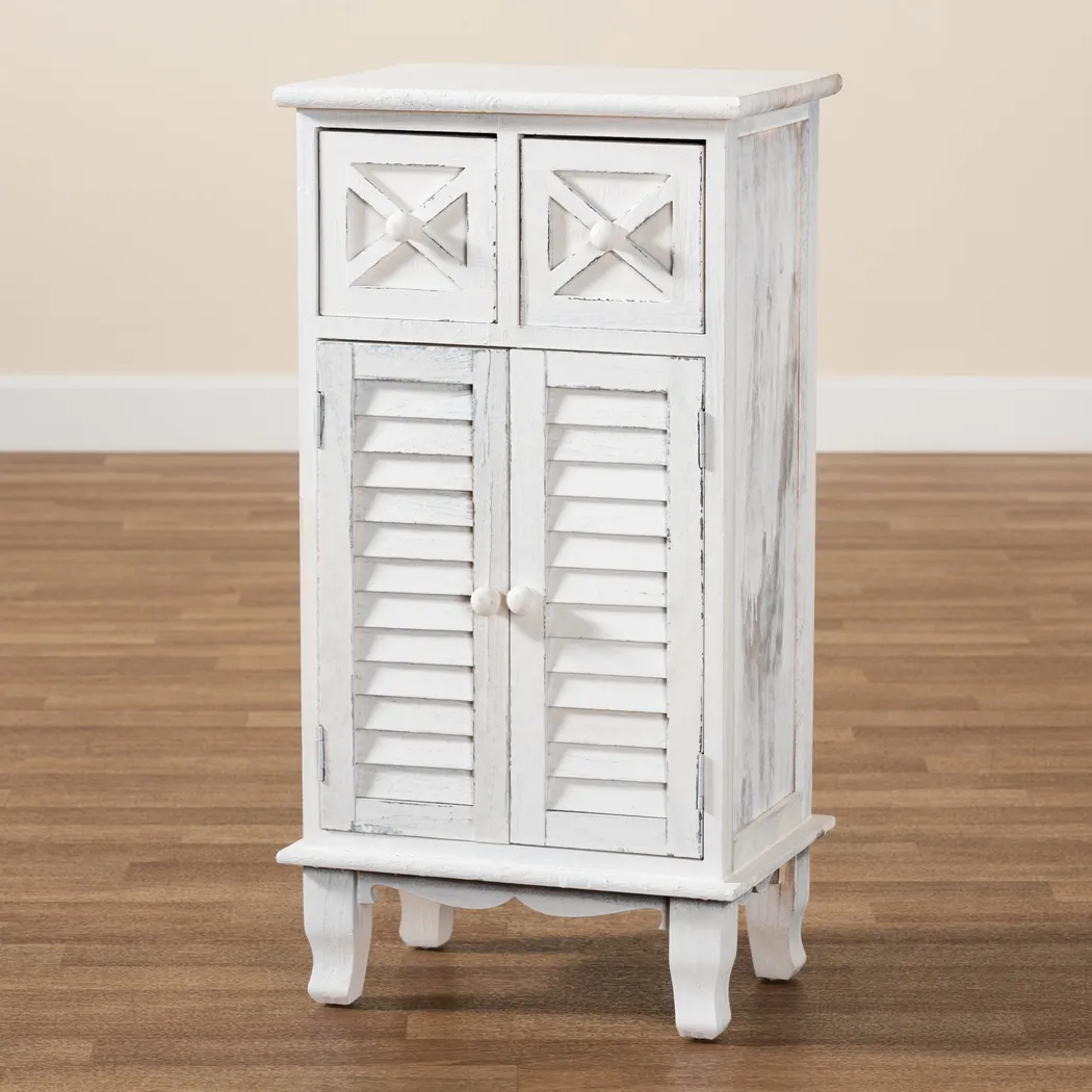Frenchglen White 2 Drawer Storage Unit - Thumbnail - Image 11