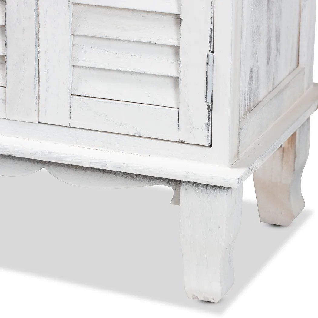 Frenchglen White 2 Drawer Storage Unit - Thumbnail - Image 4