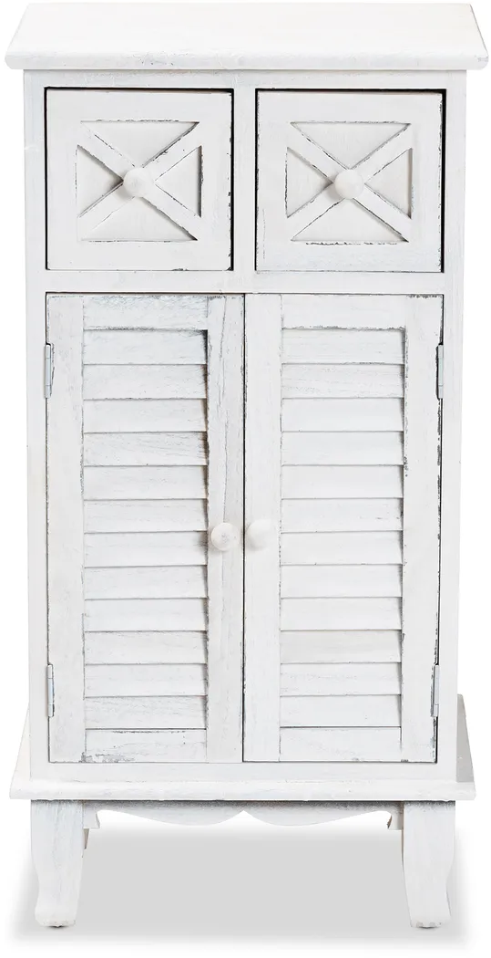Frenchglen White 2 Drawer Storage Unit - Thumbnail - Image 8