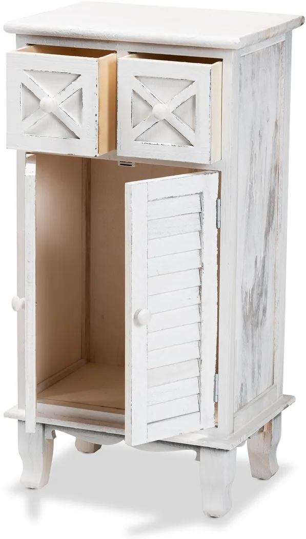 Frenchglen White 2 Drawer Storage Unit - Thumbnail - Image 9