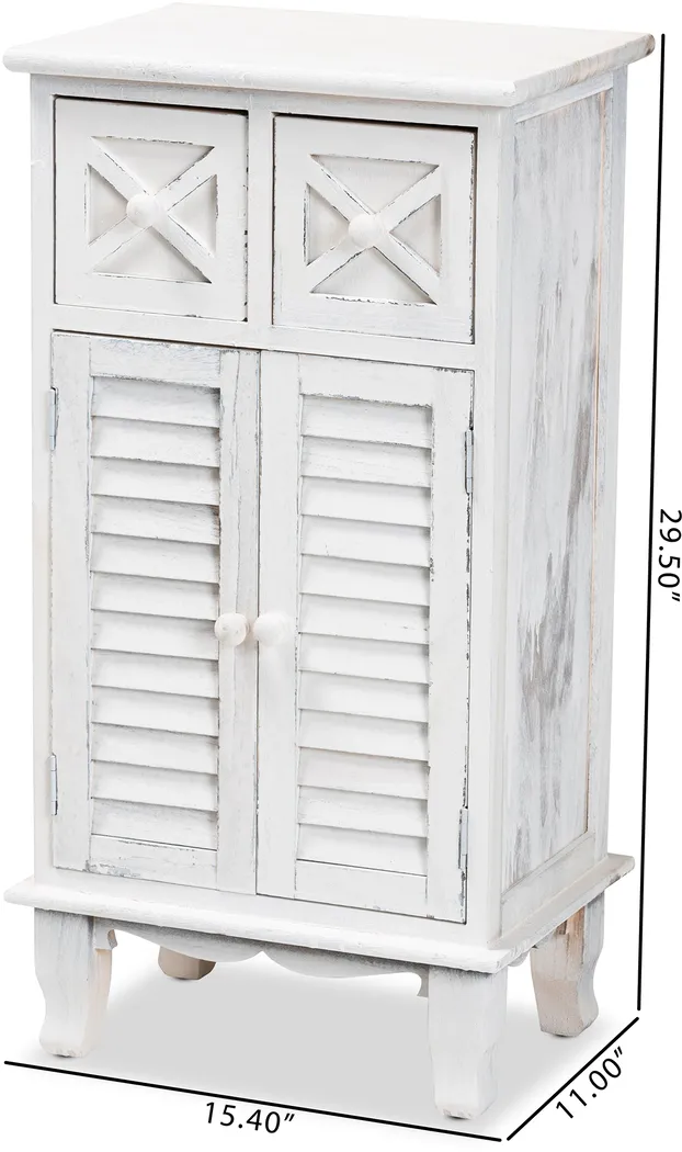 Frenchglen White 2 Drawer Storage Unit - Thumbnail - Image 10