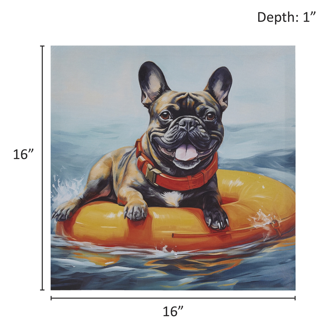 Frenchie Floating Blue Wall Decor - Thumbnail - Image 10