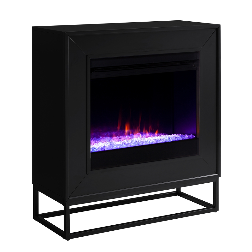 Frescan I Black 33 in. Console With Color Changing Electric Fireplace - Thumbnail - Image 3