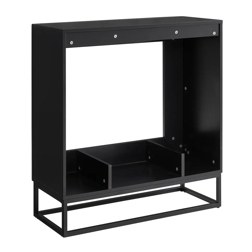 Frescan I Black 33 in. Console With Color Changing Electric Fireplace - Image 5