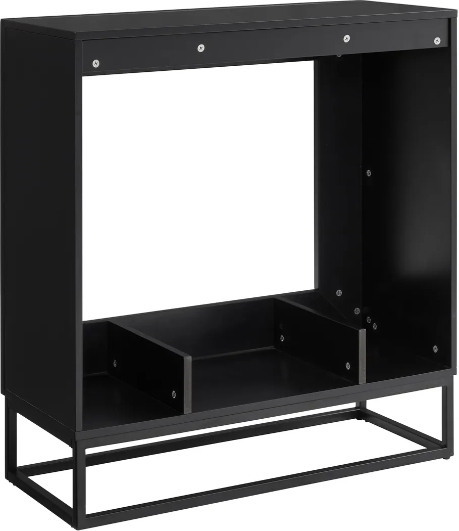 Frescan V Black 33 in. Console with Electric Fireplace - Image 7