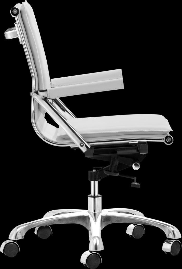 Frescly White Office Chair - Thumbnail - Image 2