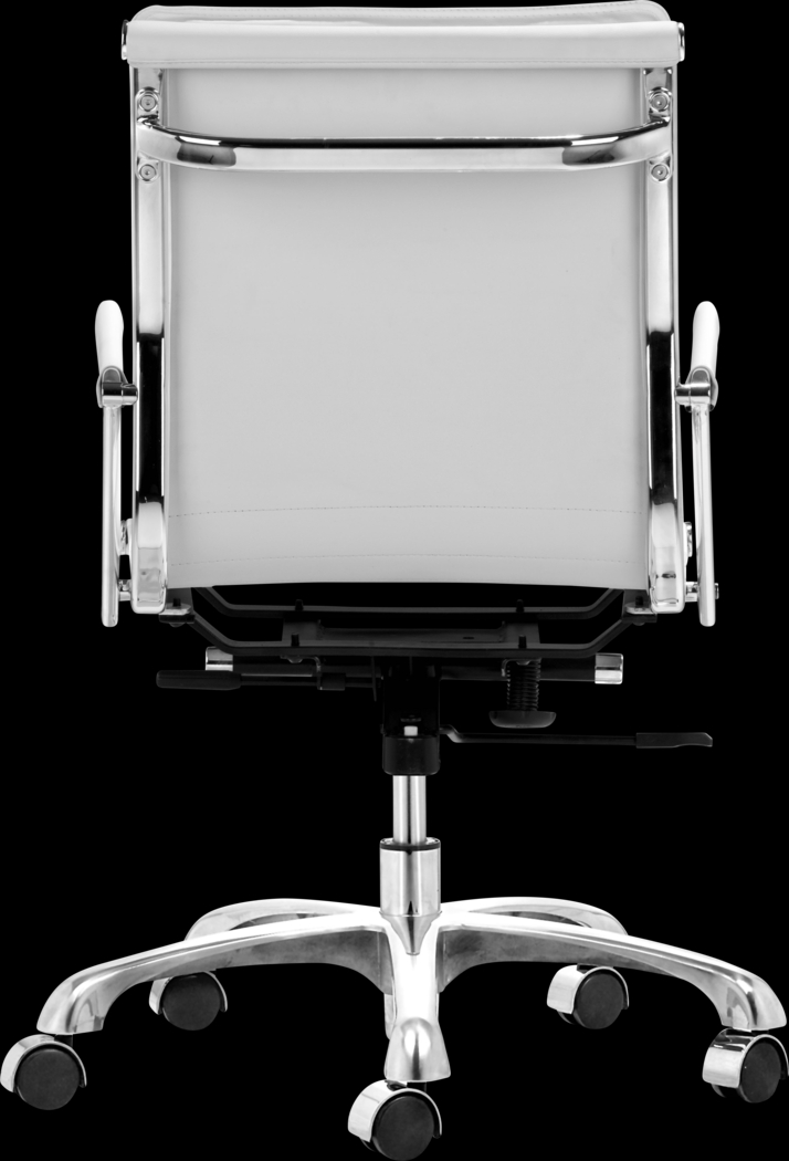 Frescly White Office Chair - Thumbnail - Image 4