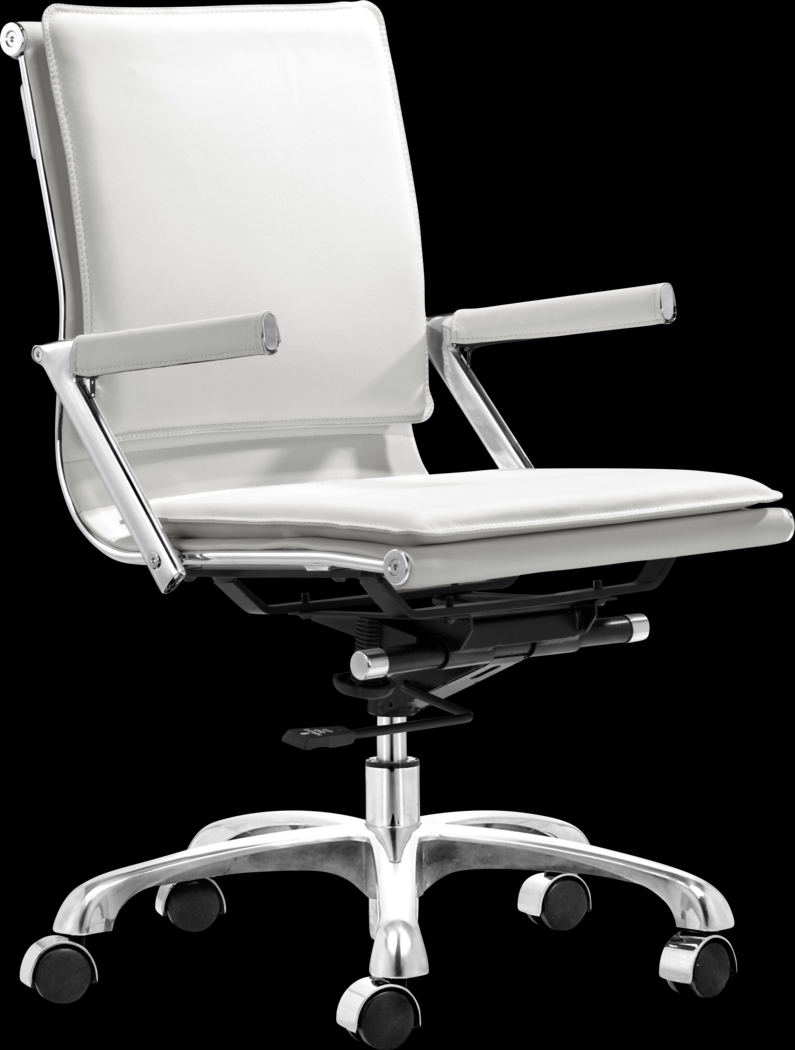 Frescly White Office Chair - Thumbnail - Image 1