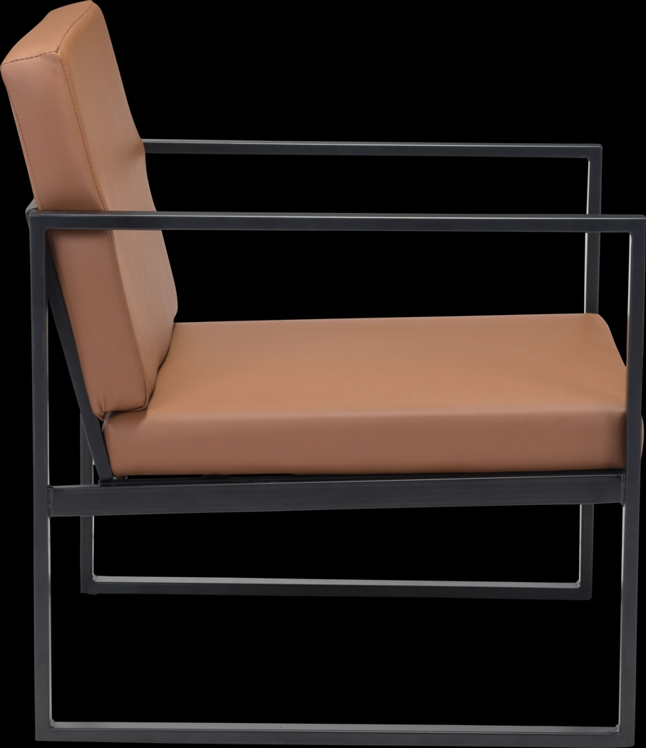 Freskany Brown Accent Chair - Thumbnail - Image 2