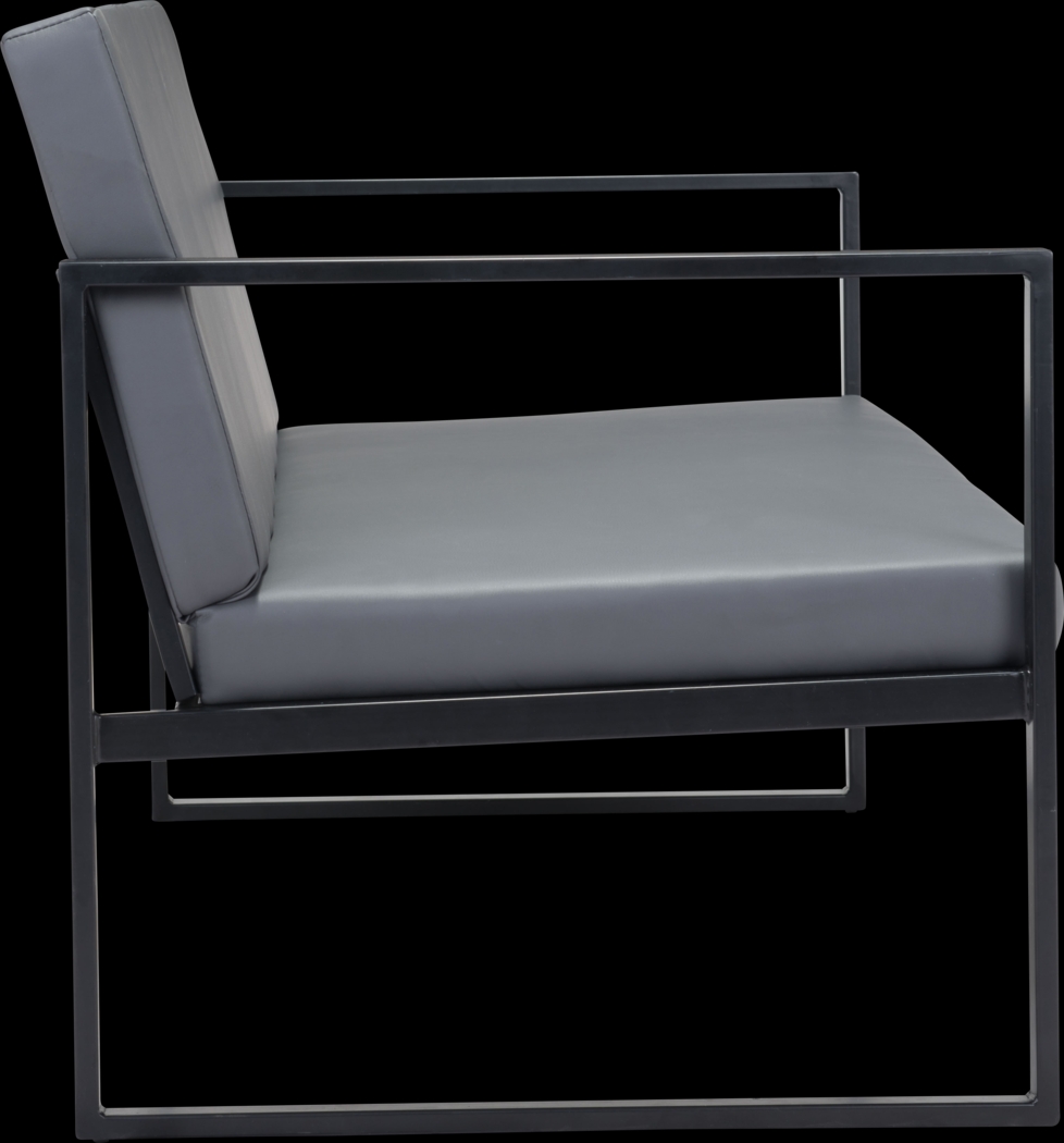 Freskany Gray Settee - Thumbnail - Image 2
