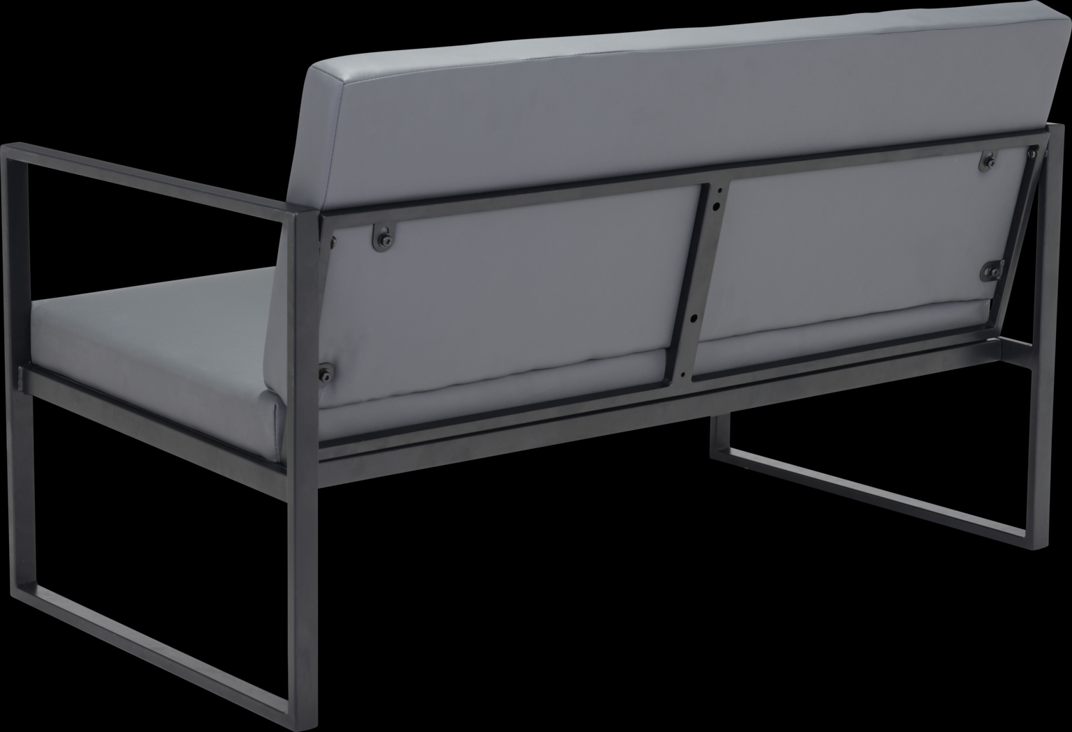 Freskany Gray Settee - Thumbnail - Image 5