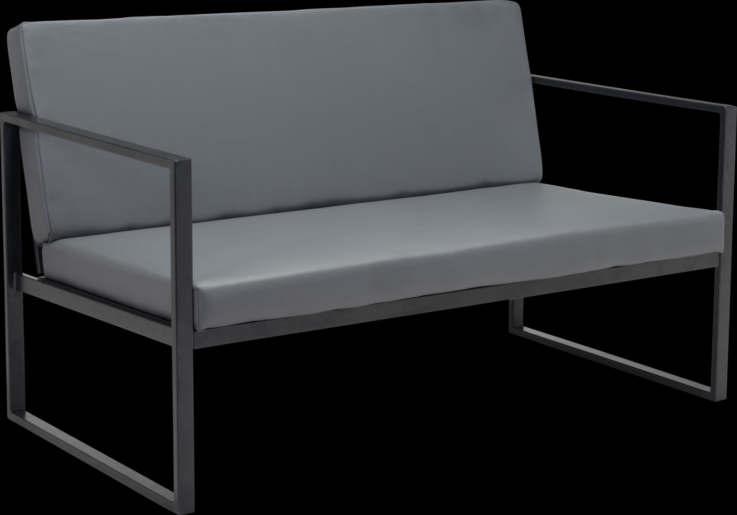 Freskany Gray Settee - Thumbnail - Image 1