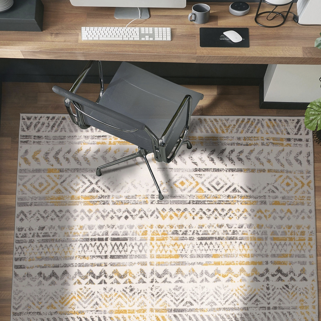 Freyalyn Yellow 5' x 7' Rug - Thumbnail - Image 5