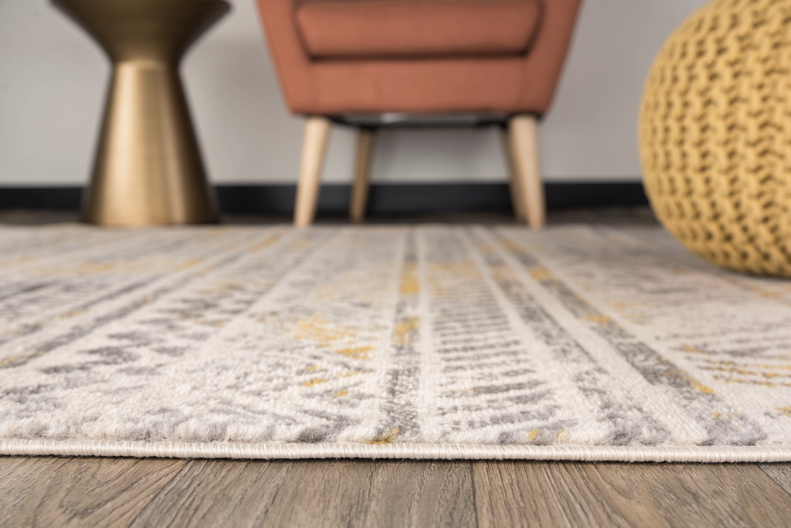 Freyalyn Yellow 5' x 7' Rug - Thumbnail - Image 6