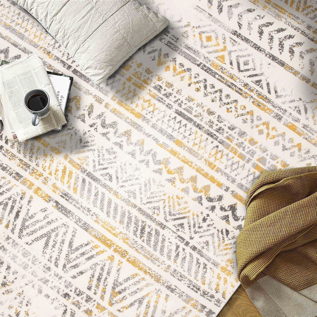 Freyalyn Yellow 5' x 7' Rug - Thumbnail - Image 7