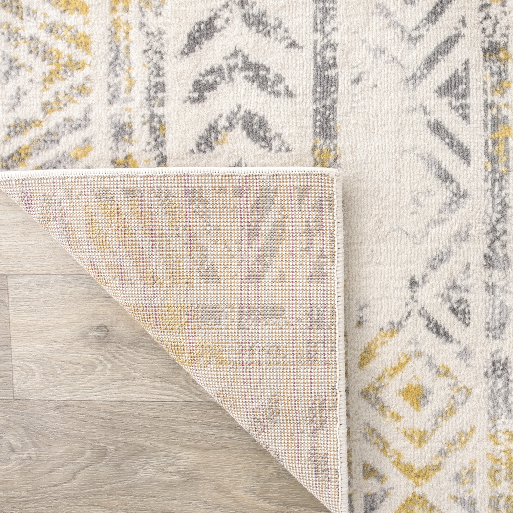 Freyalyn Yellow 7'10 x 10' Rug - Thumbnail - Image 8