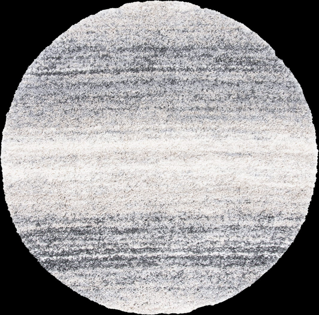 Frick Beige 8' Round Rug - Thumbnail - Image 1