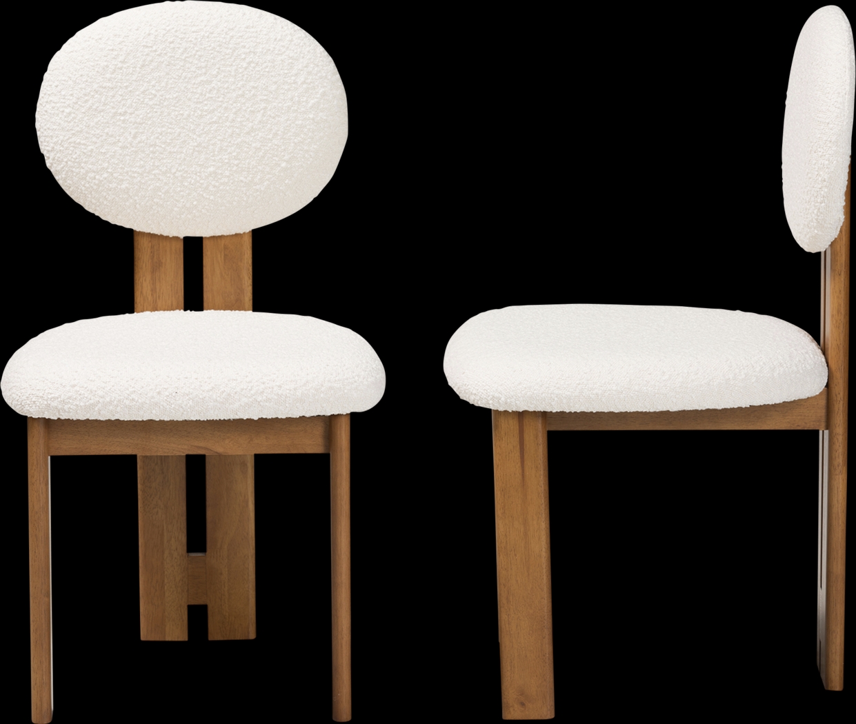 Friendfield Cream Dining Chair, Set of 2 - Thumbnail - Image 5