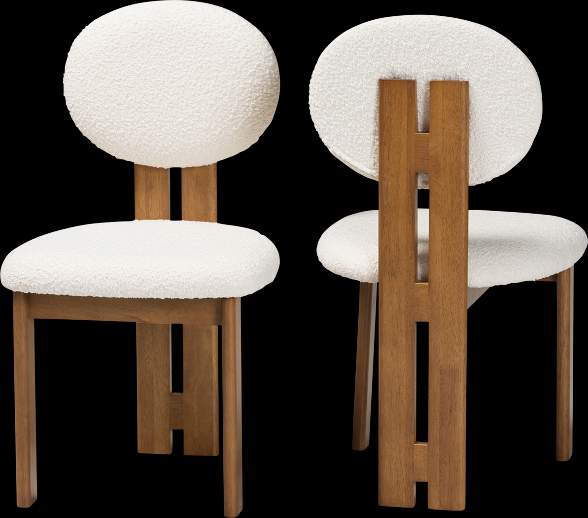 Friendfield Cream Dining Chair, Set of 2 - Thumbnail - Image 1