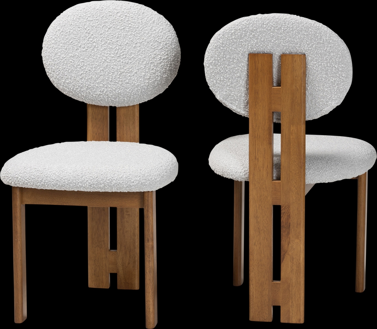 Friendfield Gray Dining Chair, Set of 2 - Thumbnail - Image 1