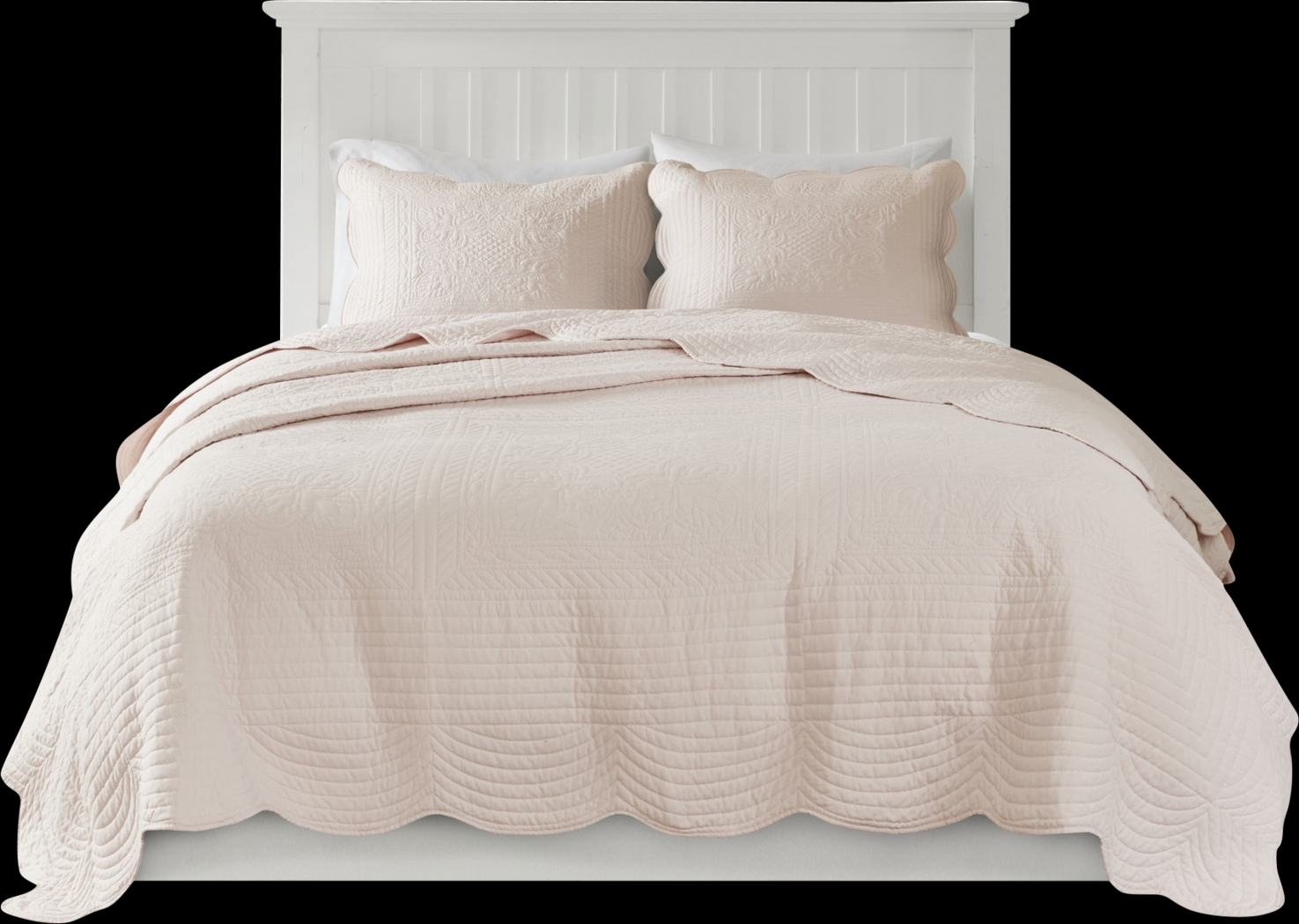 Friendswood Blush 3 Pc Full/Queen Quilt Set - Thumbnail - Image 5