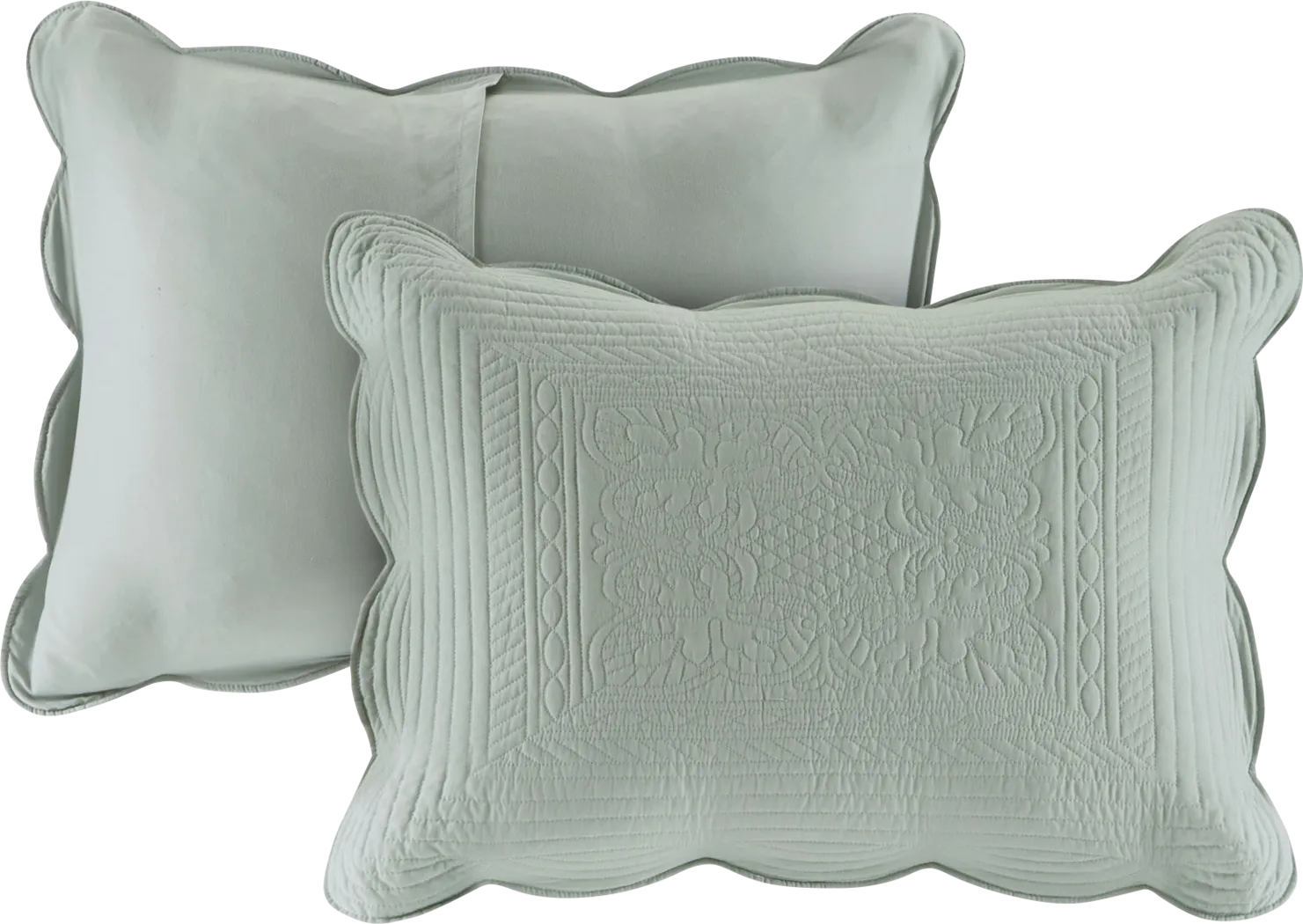 Friendswood Seafoam Green 3 Pc King/California King Quilt Set - Thumbnail - Image 5