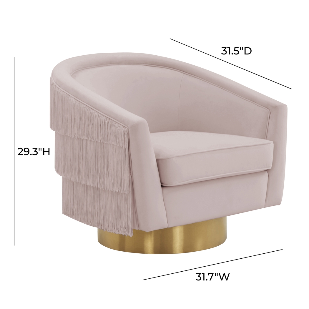 Frinella Blush Accent Chair - Thumbnail - Image 6
