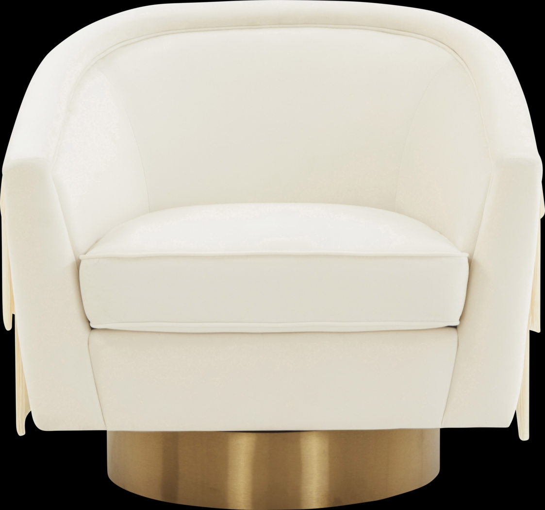 Frinella Cream Accent Chair - Thumbnail - Image 2
