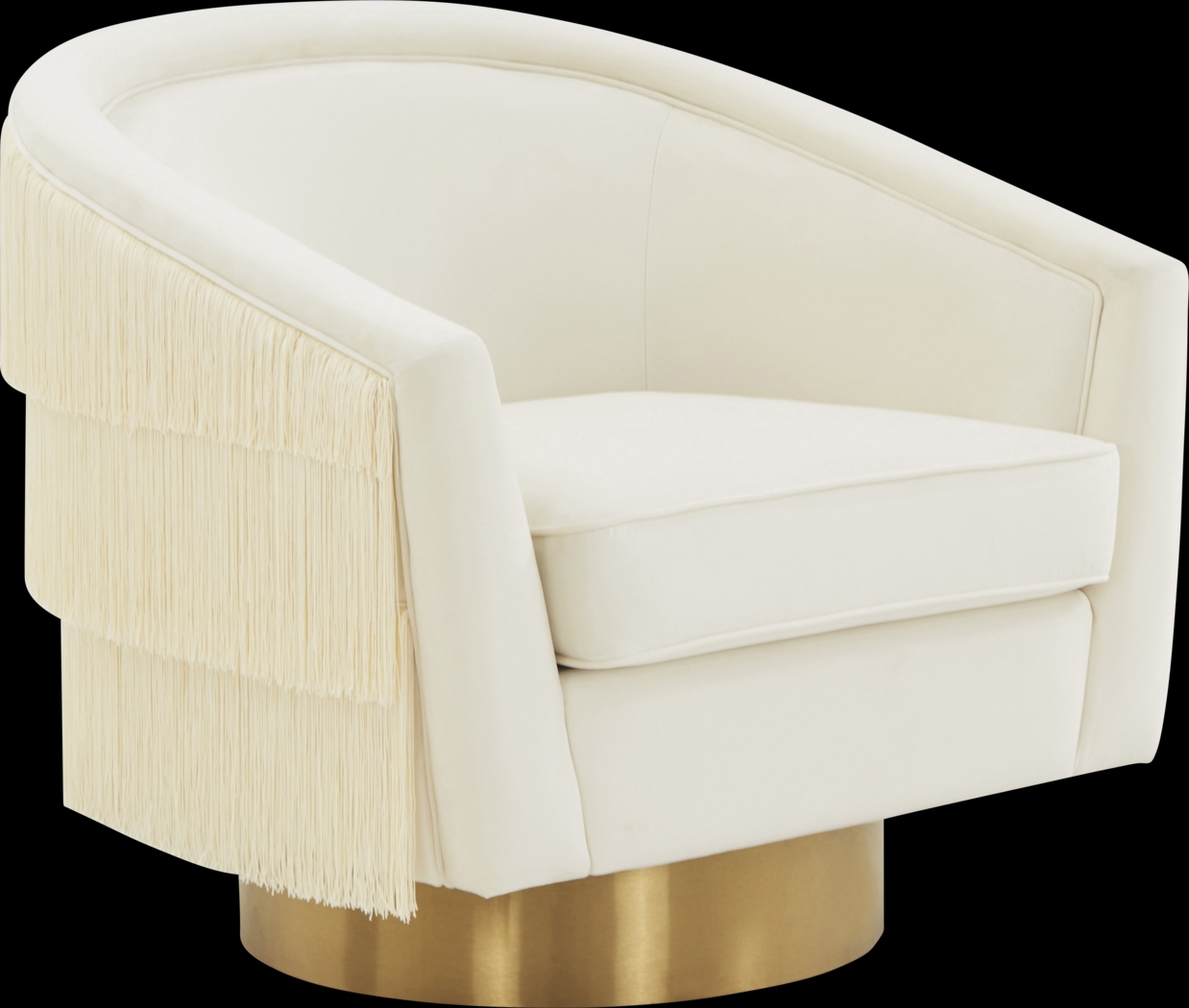 Frinella Cream Accent Chair - Thumbnail - Image 1