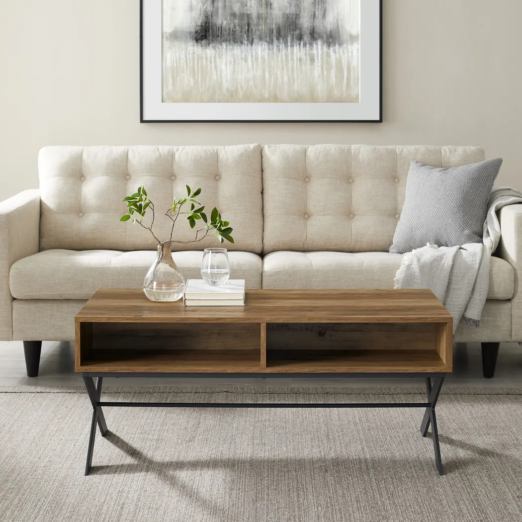 Fringewood Barnwood Cocktail Table - Thumbnail - Image 3