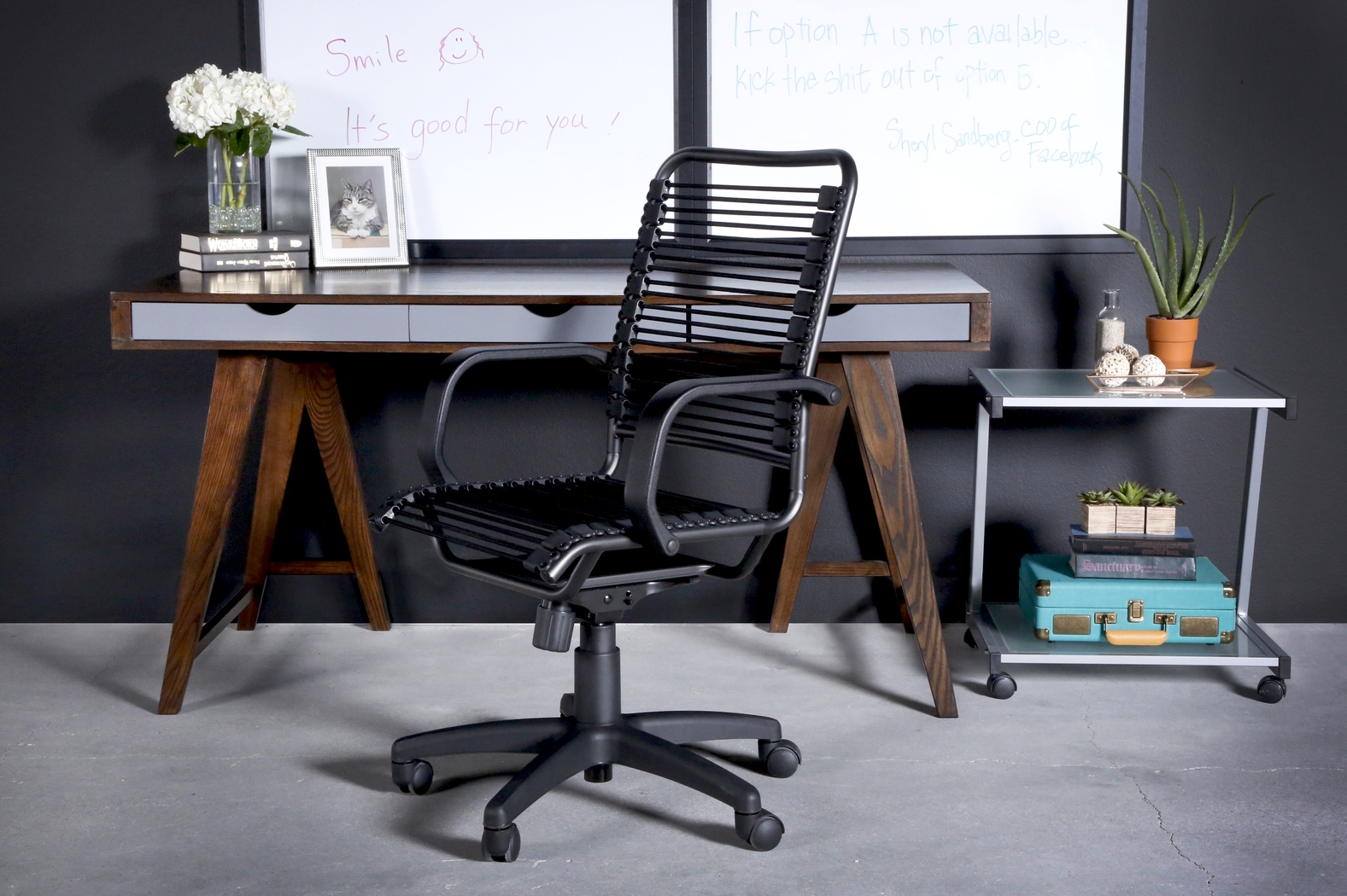 Froemke Black Office Chair - Thumbnail - Image 2