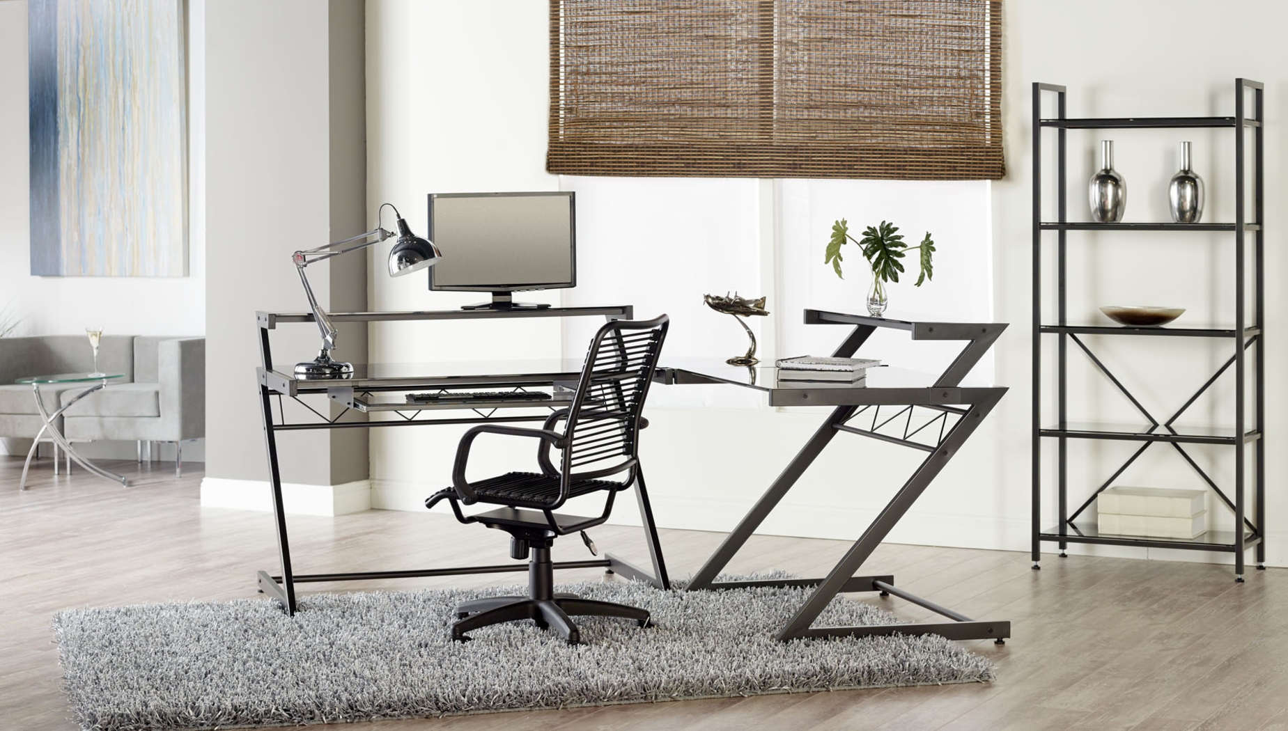 Froemke Black Office Chair - Thumbnail - Image 3