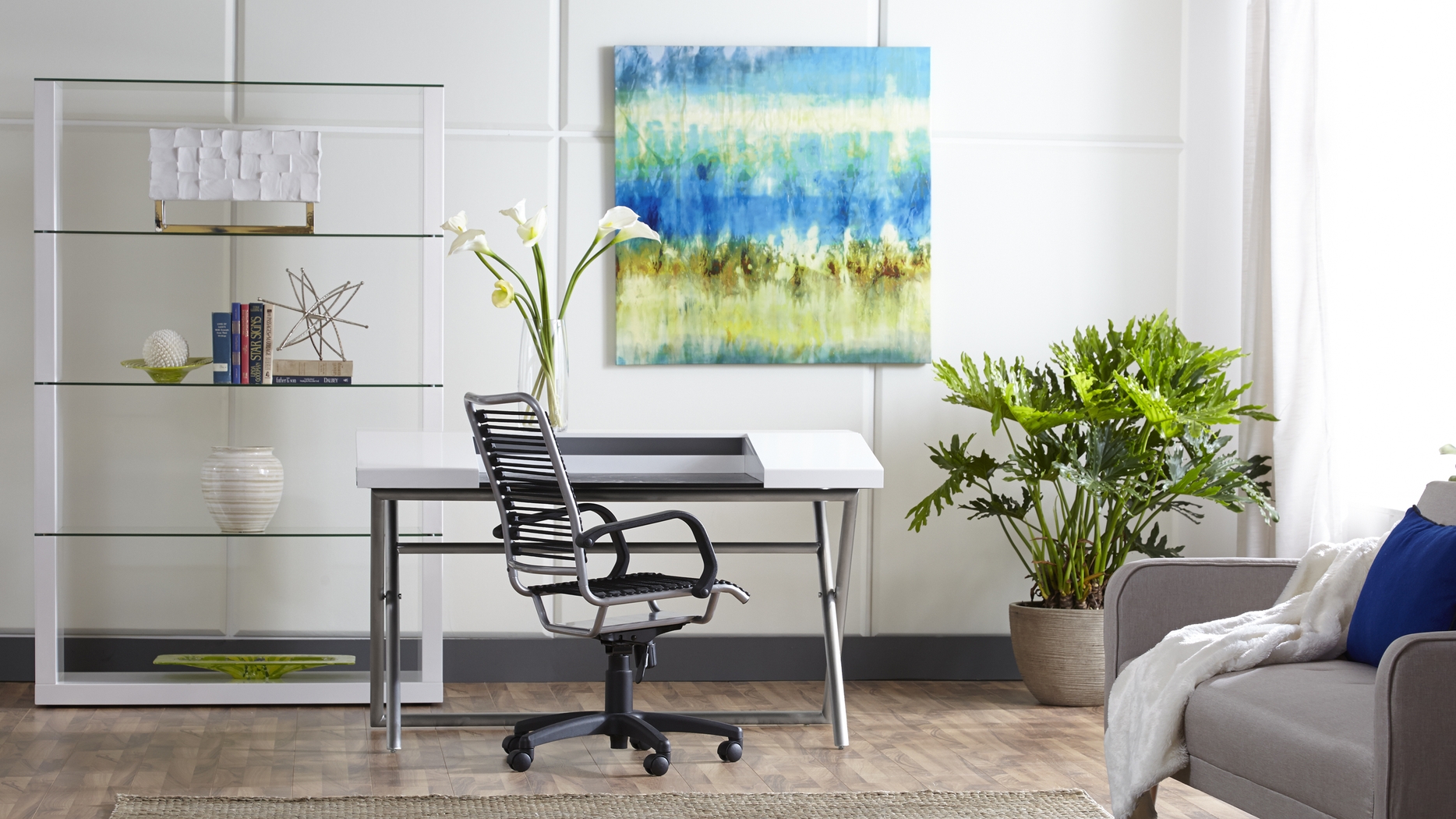 Froemke Silver Office Chair - Thumbnail - Image 5