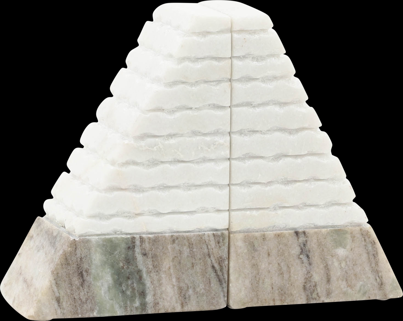 Frostbrook White Bookends - Thumbnail - Image 1