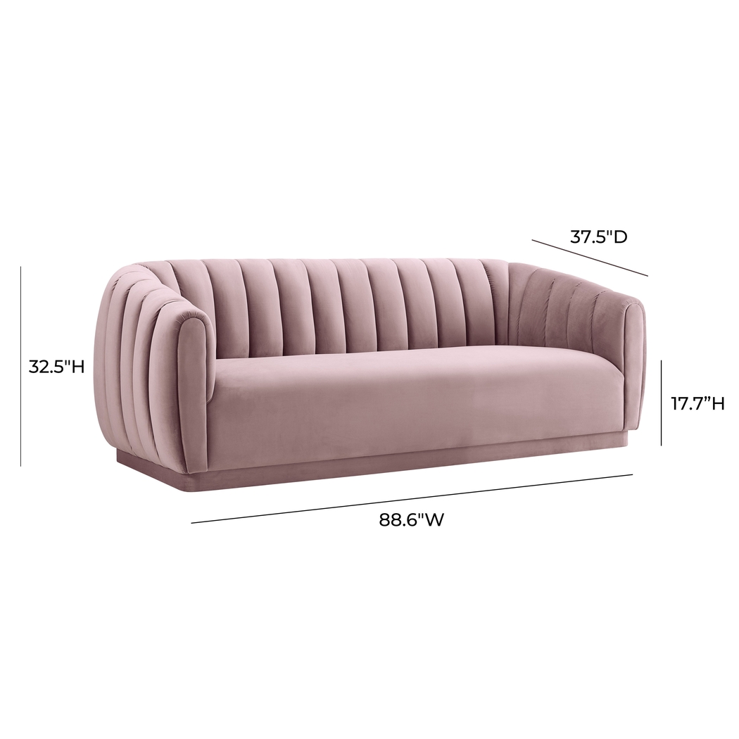 Frosterly Blush Sofa - Thumbnail - Image 7