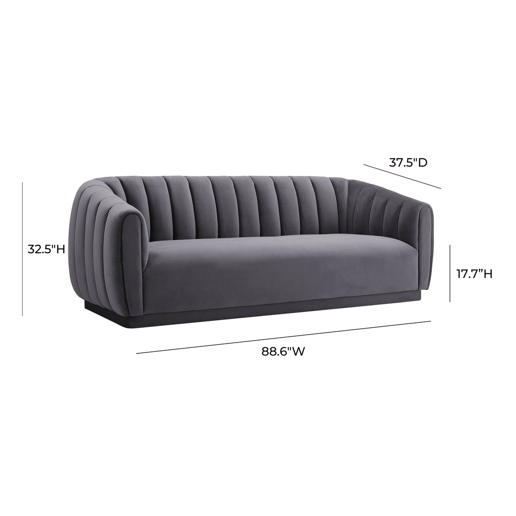Frosterly Gray Sofa - Thumbnail - Image 7