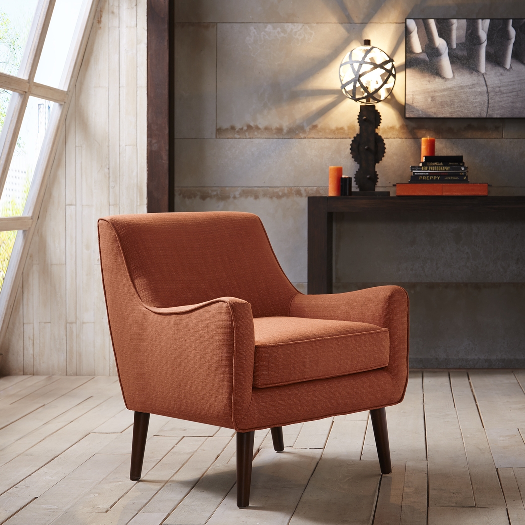 Frostwood Orange Accent Chair - Thumbnail - Image 2