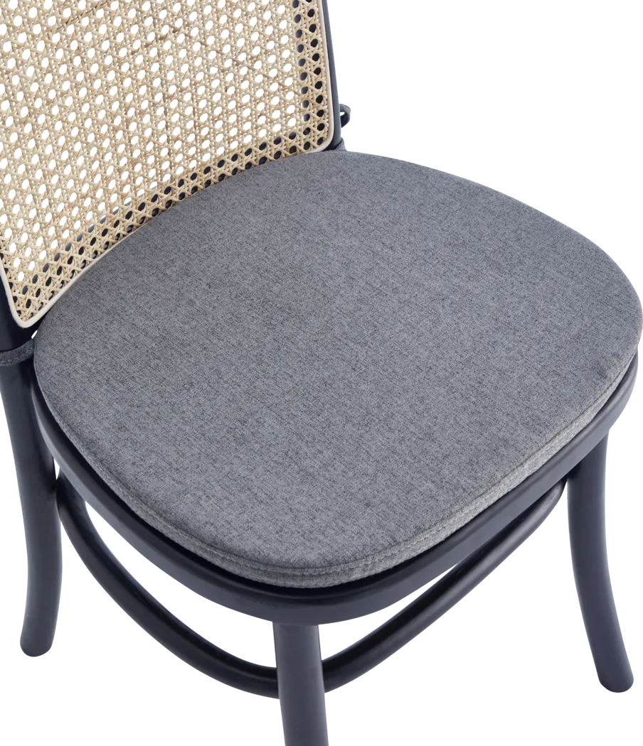 Fruitser Black Side Chair, Set of 2 - Thumbnail - Image 7