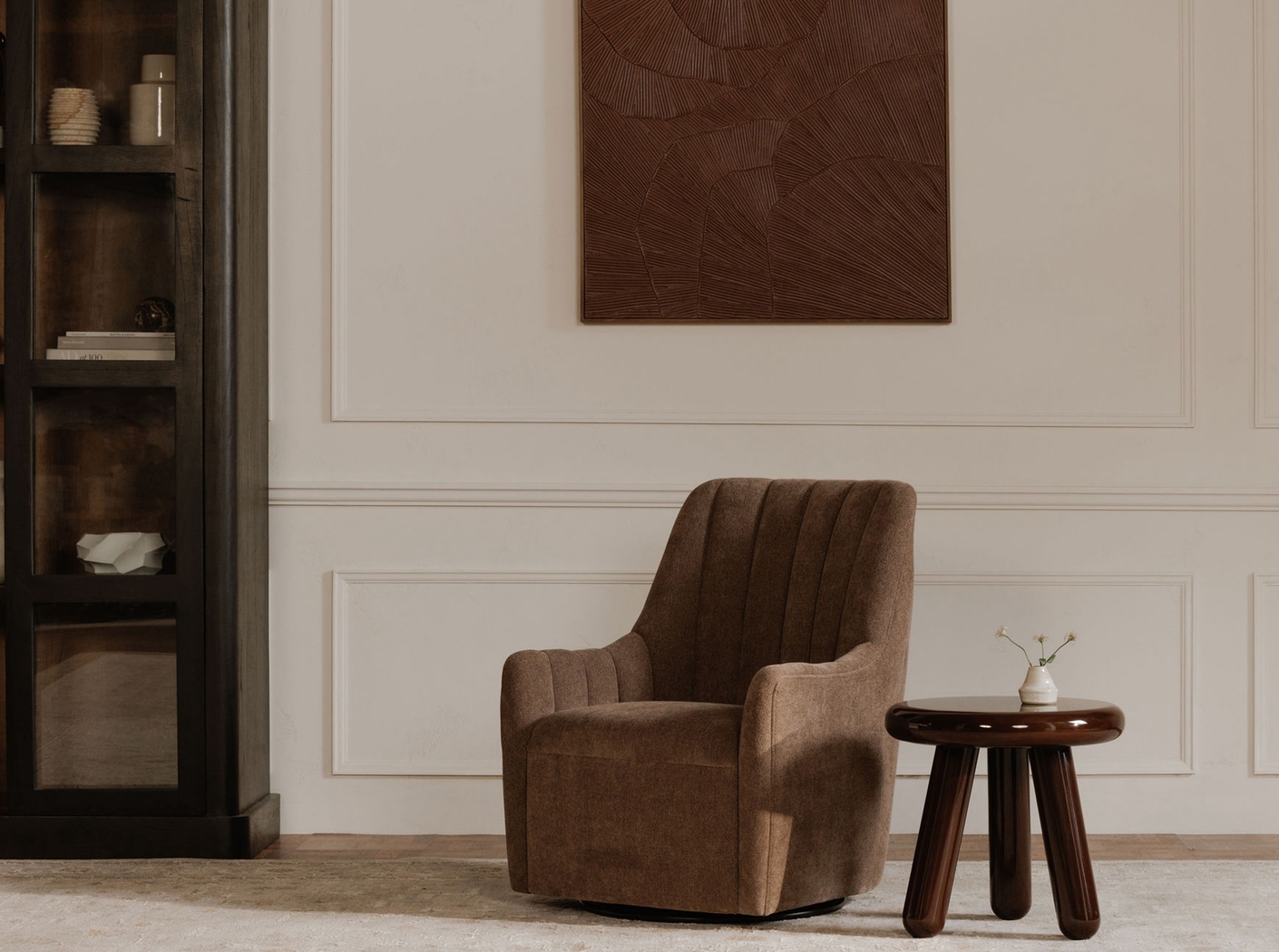 Frunder Red Accent Table - Thumbnail - Image 2