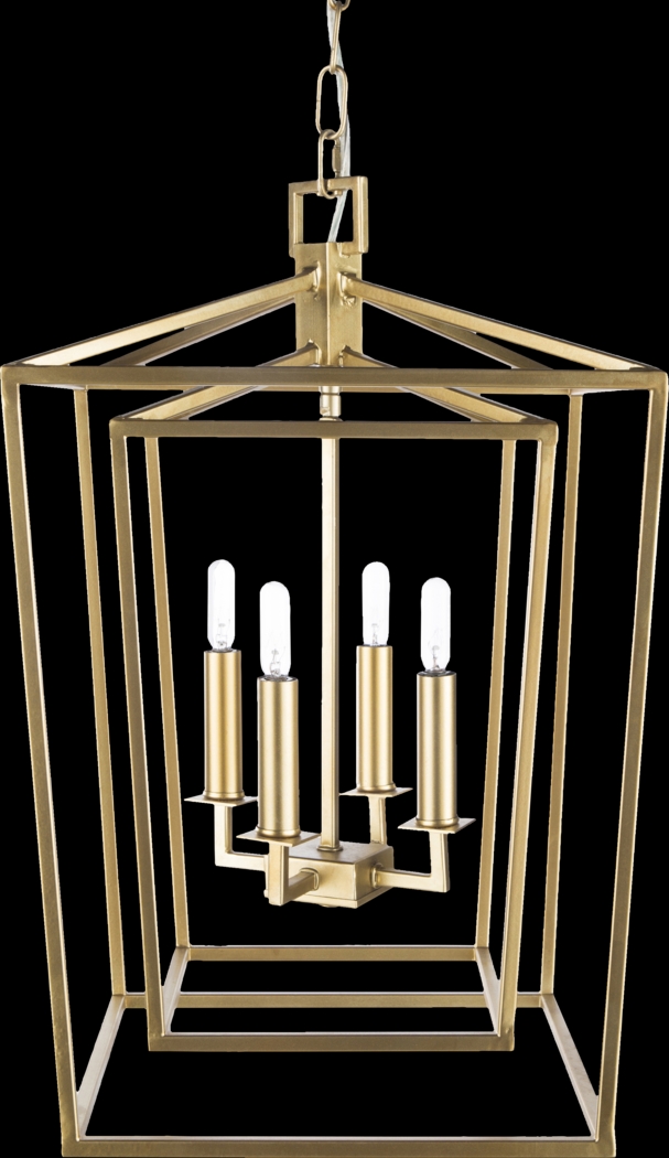 Fryman Point Gold Chandelier - Thumbnail - Image 1