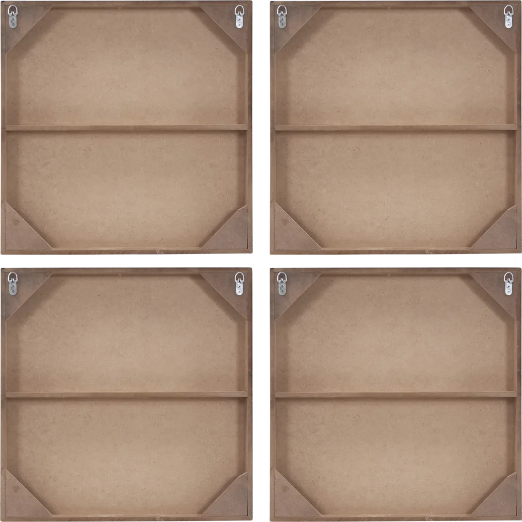 Fukayna Silver Wall Mirror, Set of 4 - Thumbnail - Image 6