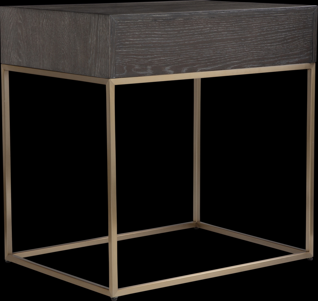 Fulen Dark Walnut End Table - Thumbnail - Image 4
