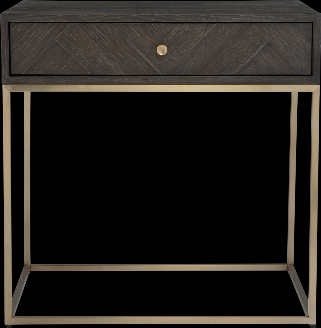 Fulen Dark Walnut End Table - Thumbnail - Image 1