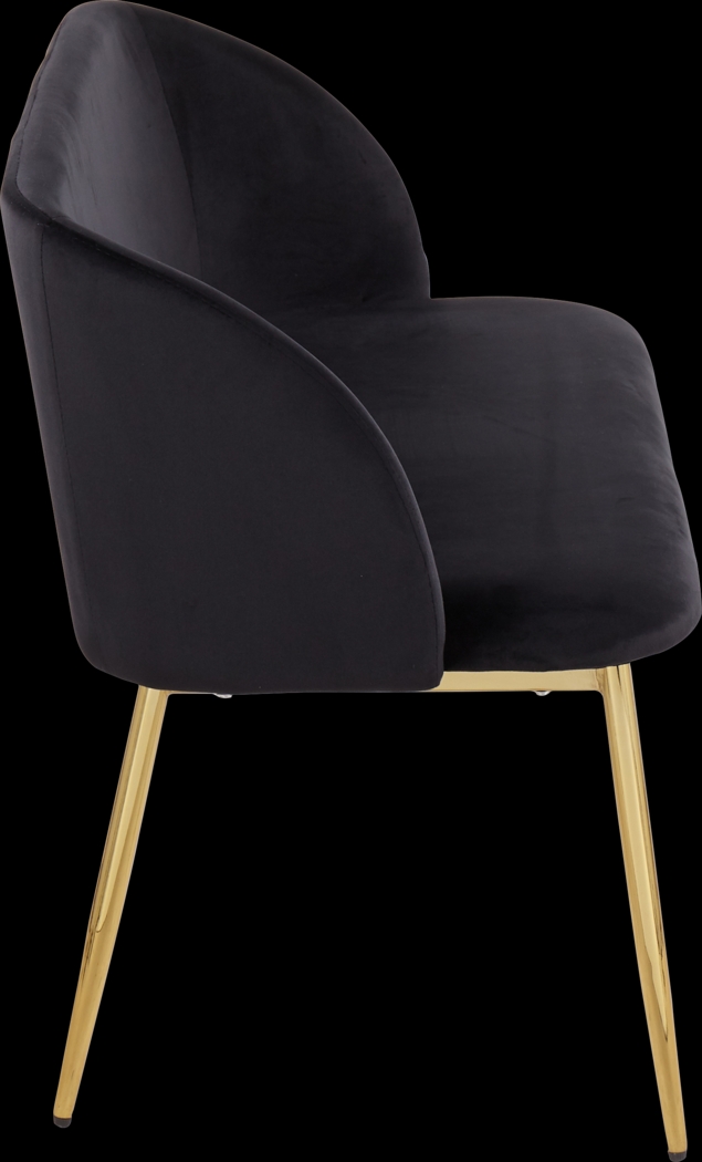 Fulham Black Accent Bench - Thumbnail - Image 2