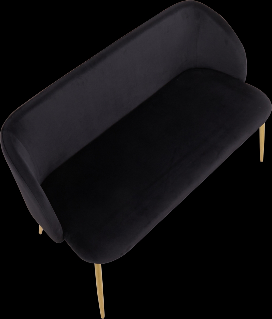 Fulham Black Accent Bench - Thumbnail - Image 6