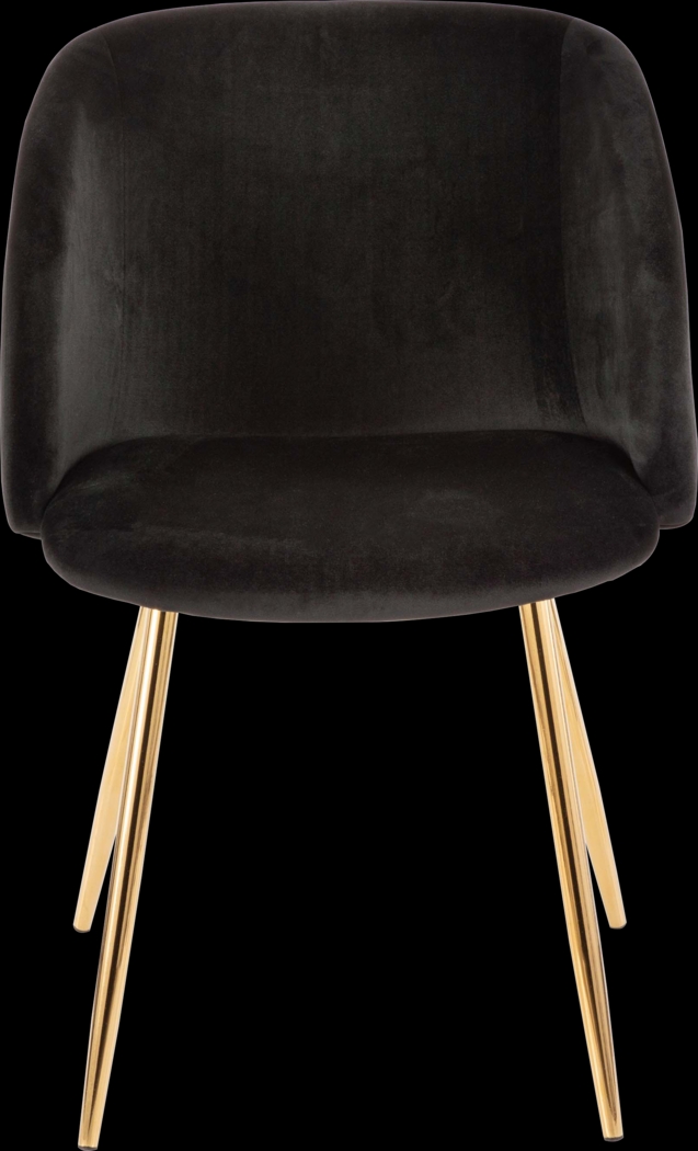 Fulham Black Dining Chair, Set of 2 - Thumbnail - Image 3